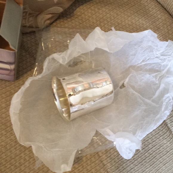 🔘NWT VTG Silver-plated engravable baby cup - Picture 16 of 16